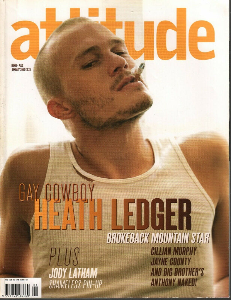 Attitude UK Gay Interest January 2006 Heath Ledger Jody Latham 031120AME2