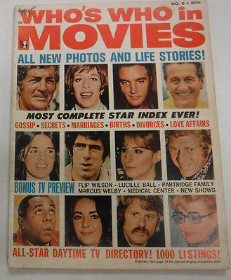 Who's Who In Movies Magazine Elvis Presley & Flip Wilson No.6 072715R