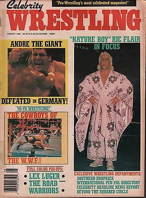 Celebrity Wrestling August 1988 Ric Flair, Andre the Giant GD 012116DBE