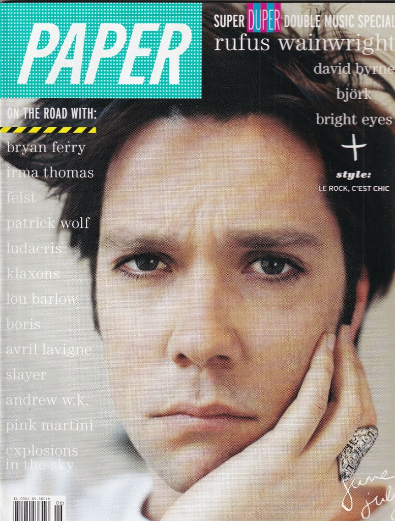 Paper Magazin Irma Thomas Rufus Wainwright June/July 2007 101619nonr