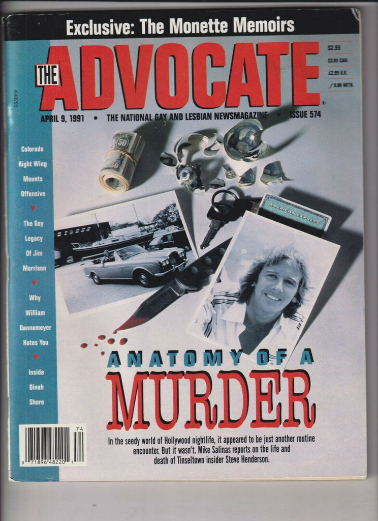 The Advocate Gay Interest Mag Anatomy Of A Murder April 9, 1991 031220nonr