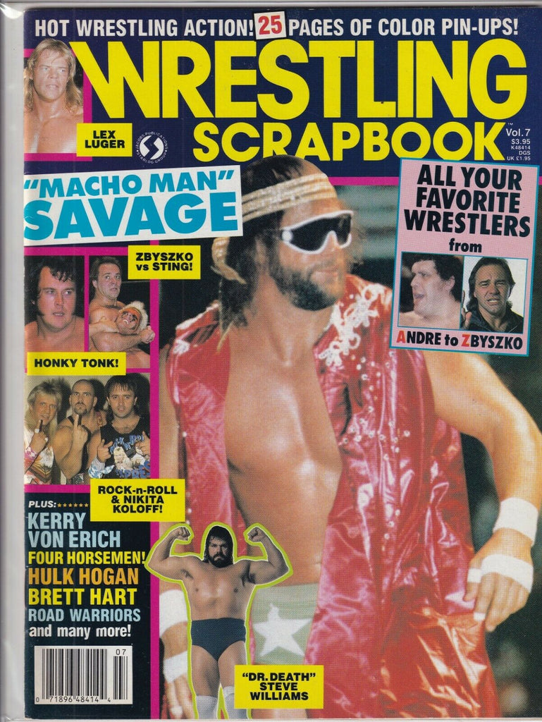 Wrestling Scrapbook Mag Randy Savage Steve Williams 1988 091519nonr