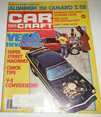 Car Craft Magazine Vega Invasion & Aluminum 350 Camaro December 1978 080714R