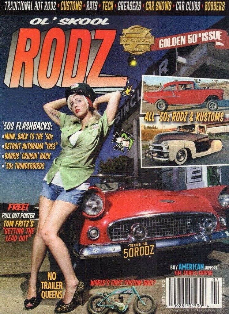 Ol' Skool Rodz Magazine Tom Fritz & Detroit Autorama March 2012 011818nonr