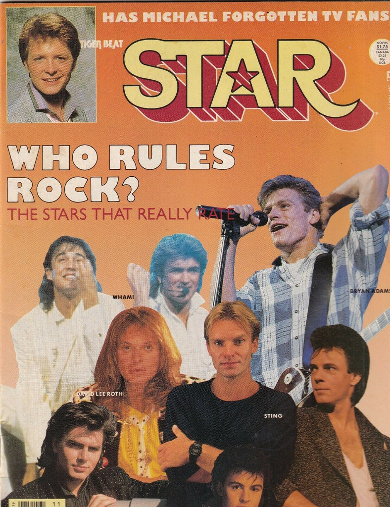 Star Mag David Lee Roth Sting John Taylor November 1985 092319nonr