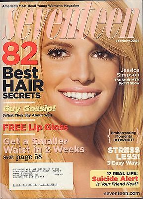 Seventeen February 2004 Jessica Simpson w/ML VG 053116DBE