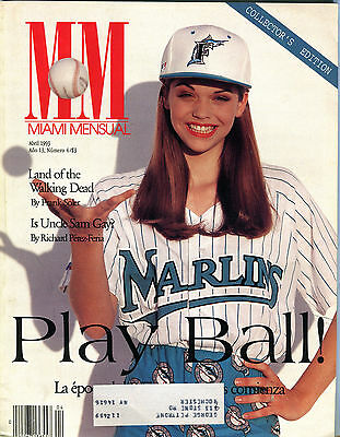 Miami Mensual Magazine April 1993 Marlins Play Ball! EX 041216jhe