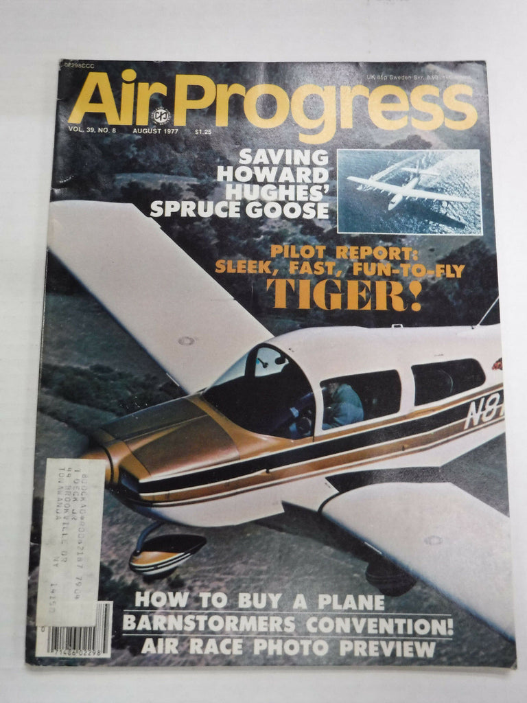 Air Progress Airplanes Magazine Howard Hughes' Spruce Goose August 1977 121416R