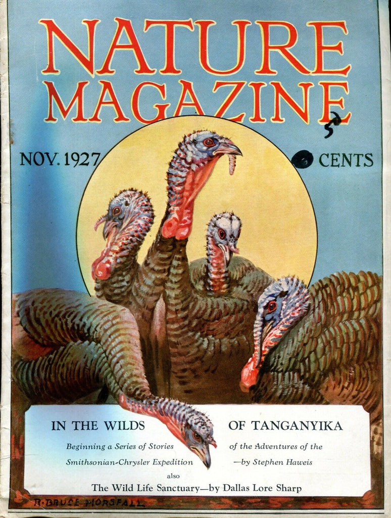 Nature Magazine November 1927 VG No ML 020817jhe