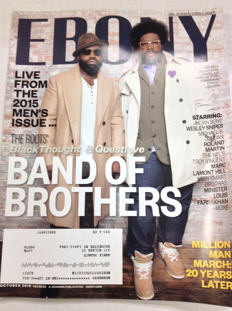 Ebony Magazine Black Thought & Quest Love October 2015 050417nonr