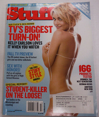 Stuff Magazine Kelly Carlson 166 Products Tested October 2004 012915R2