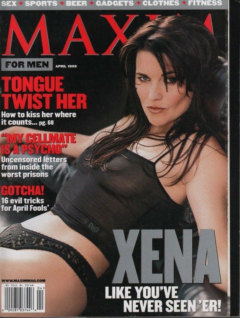 Maxim April 1999 Xena Lucy Lawless Alberto Tolot 061818DBE –  mr-magazine-hobby