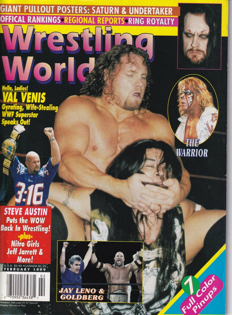Wrestling World Magazine Val Venis Steve Austin February 1999 012919nonr