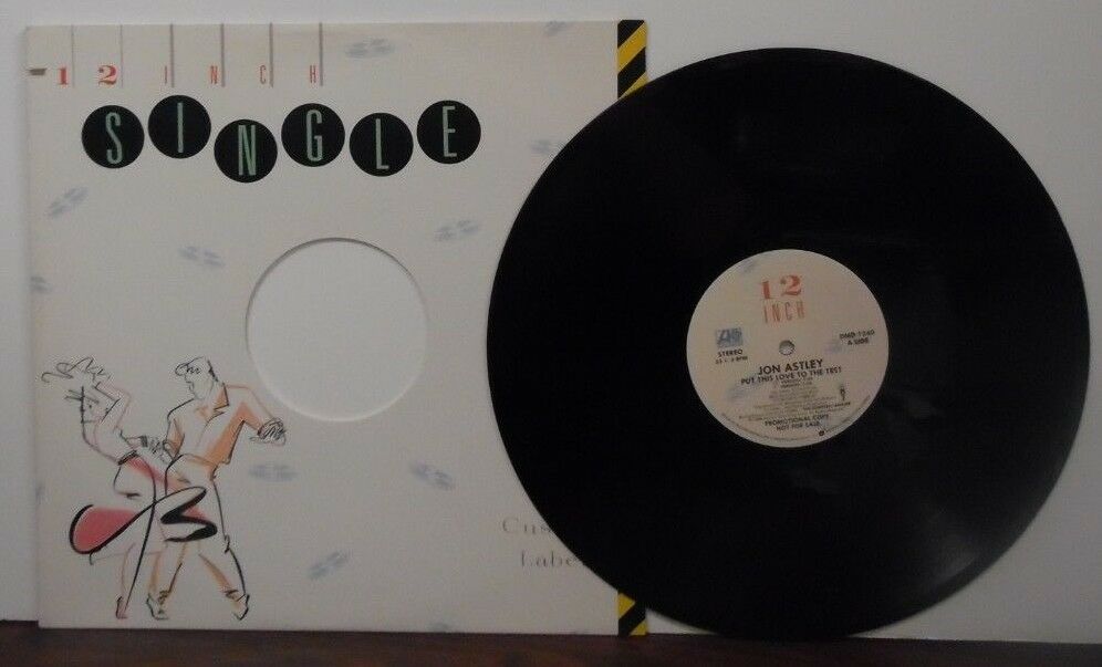 Jon Astley Put this love to the test 12" single vinyl PROMO DMD1240 111218LLE