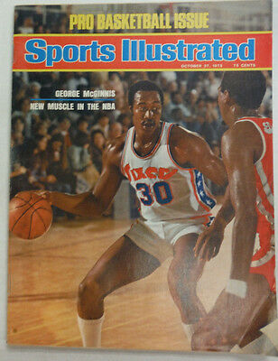 Sports Illustrated Magazine George McGinnis October 1975 NO ML 051215R
