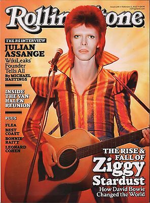 Rolling Stone February 2 2012 David 'Ziggy Stardust' Bowie EX 121815DBE2