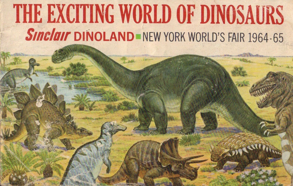 The Exciting World Of Dinosaurs Dinoland 1964-65 Booklet jhc