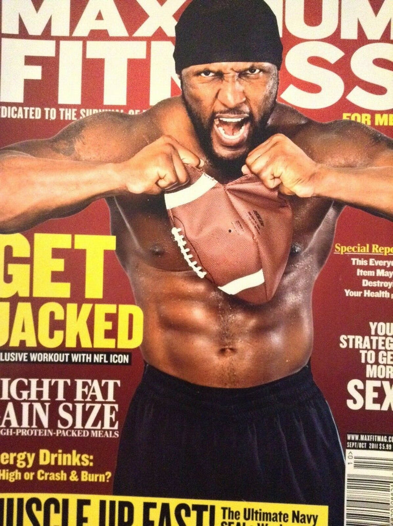Maximum Fitness Magazine Ray Lewis Workout Sept/Oct 2011 020119nonrh