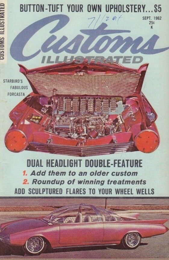 Customs Illustrated September 1962 Pete Biro Harlan Schultz 122218DBE
