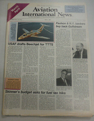 Aviation International News Magazine Beechjet For TTTS March 1990 FAL 061715R