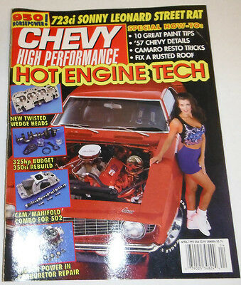 Chevy High Performance Magazine Hot Engine Tech April 1994 081114R