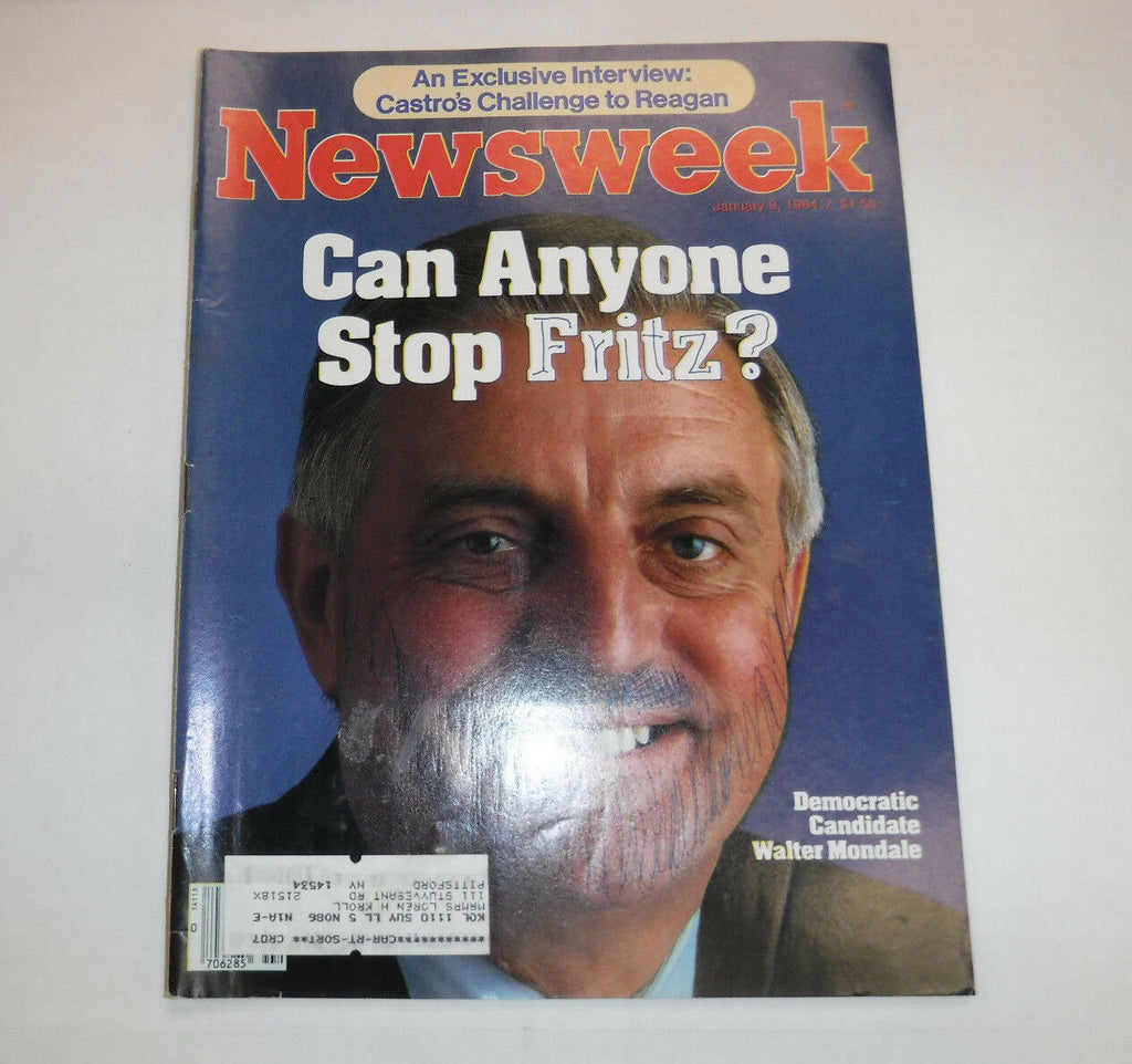 Newsweek Magazine Can Anyone Stop Walter Mondale January 9, 1984 101916R