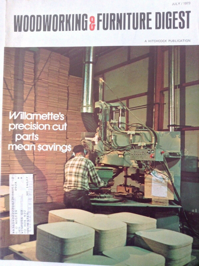 Woodworking & Furniture Digest Magazine Willamette's Cuts July 1973 091117nonrh