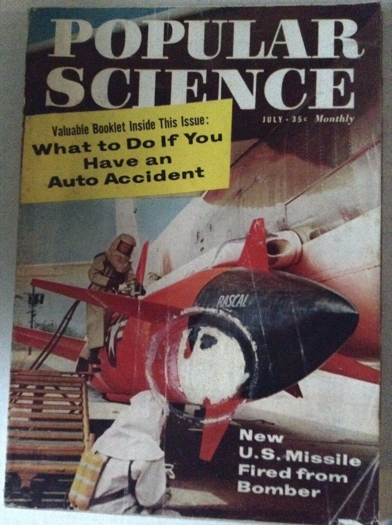 Popular Science Magazine US Missile Fired From Bomber July 1958 082017nonrh