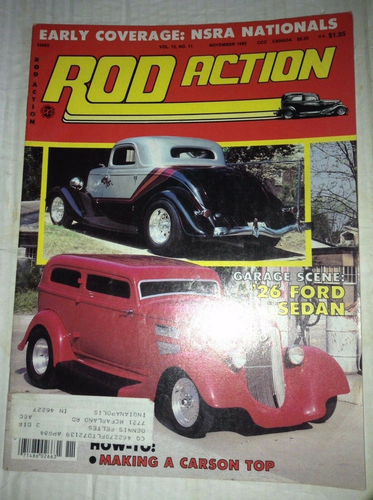 Rod Action Magazine Making A Carson Top November 1983 040717NONRH