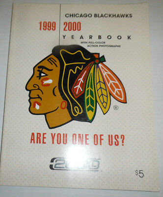 Chicago Blackhawks 1999-2000 Yearbook NHL 101714R2