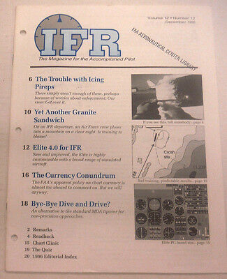 IFR Pilot Magazine The Trouble With Icing Pireps December 1996 FAL 061815R