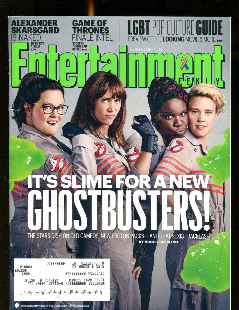 Entertainment Weekly Magazine June 24 2016 Ghostbusters VG w/ML 012317jhe