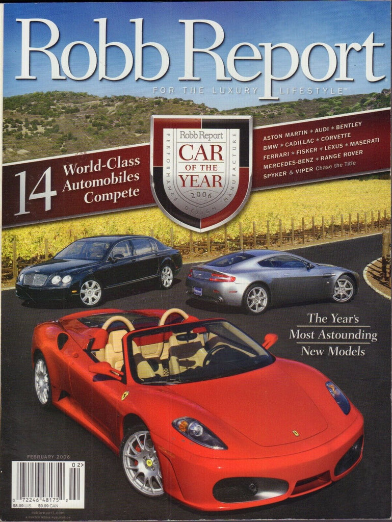 Robb Reports February 2009 Aston Martin, Audi, Bentley 101416DBE