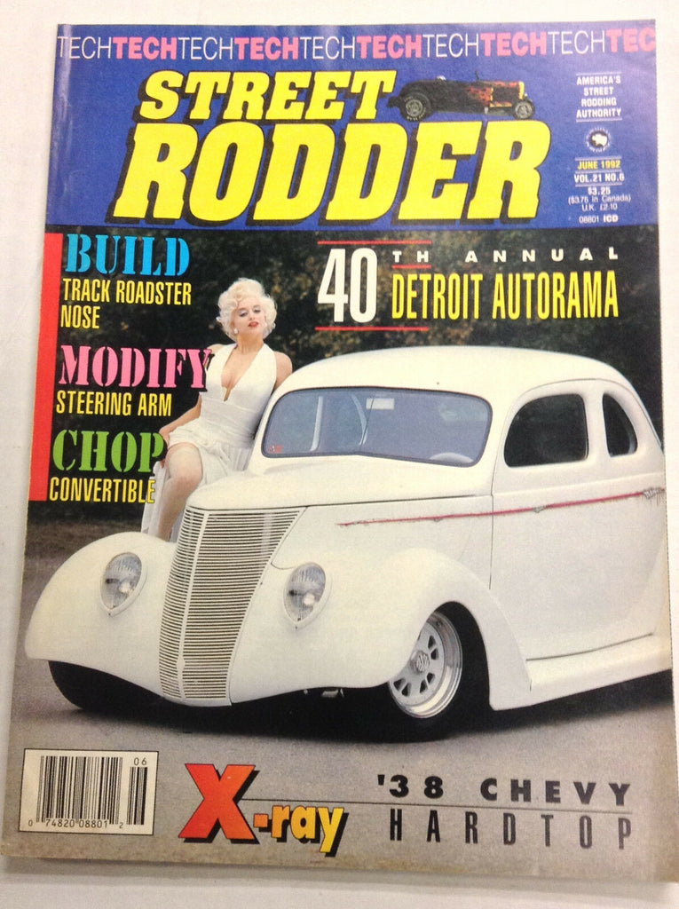 Street Rodder Magazine '38 Chevy Hardtop X-Ray June 1992 011817R