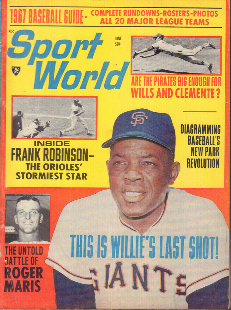 Sport World June 1967 Frank Robinson Roger Maris 042320DBE