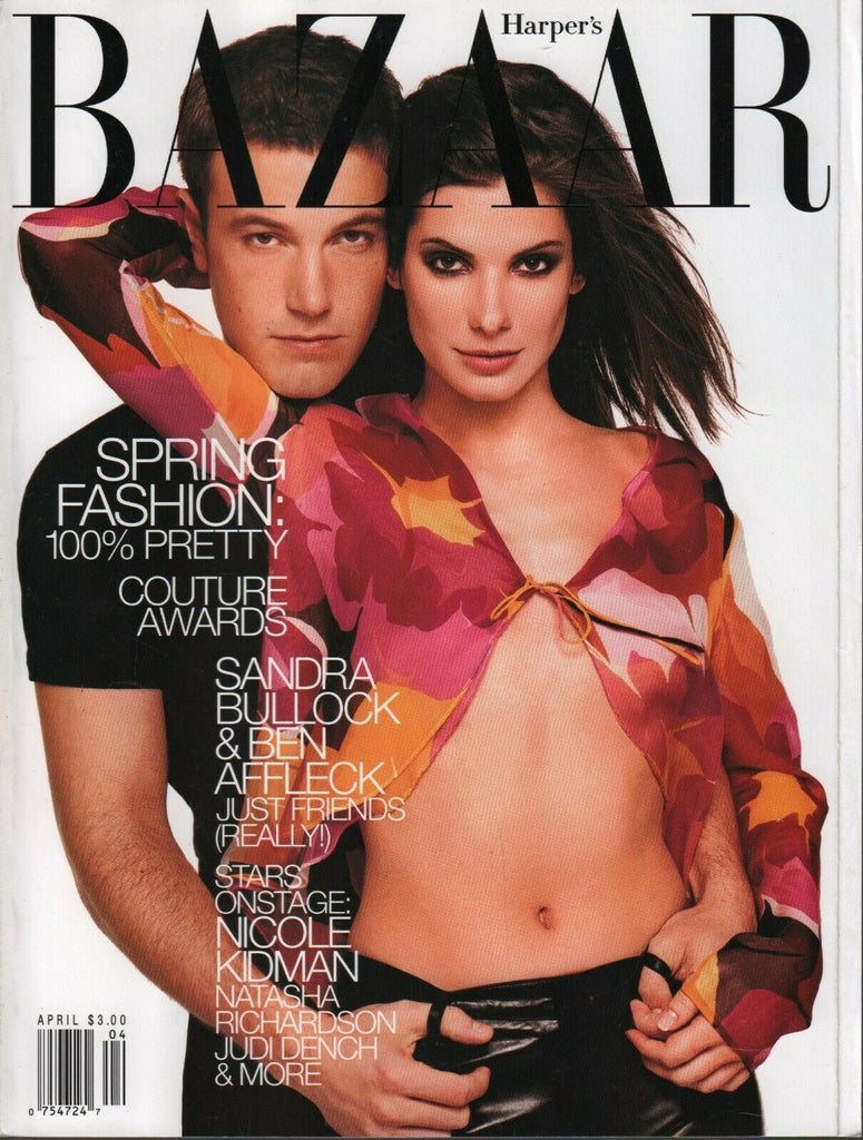 Harper's Bazaar April 1999 Sandra Bullock Ben Affleck Nicole Kidman 031020AME2