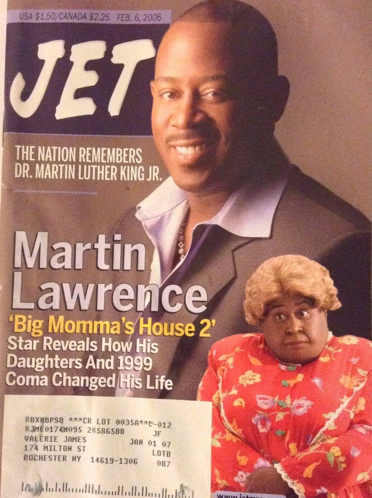Jet Magazine Martin Lawrence Big Momma's House February 6, 2006 090417nonrh