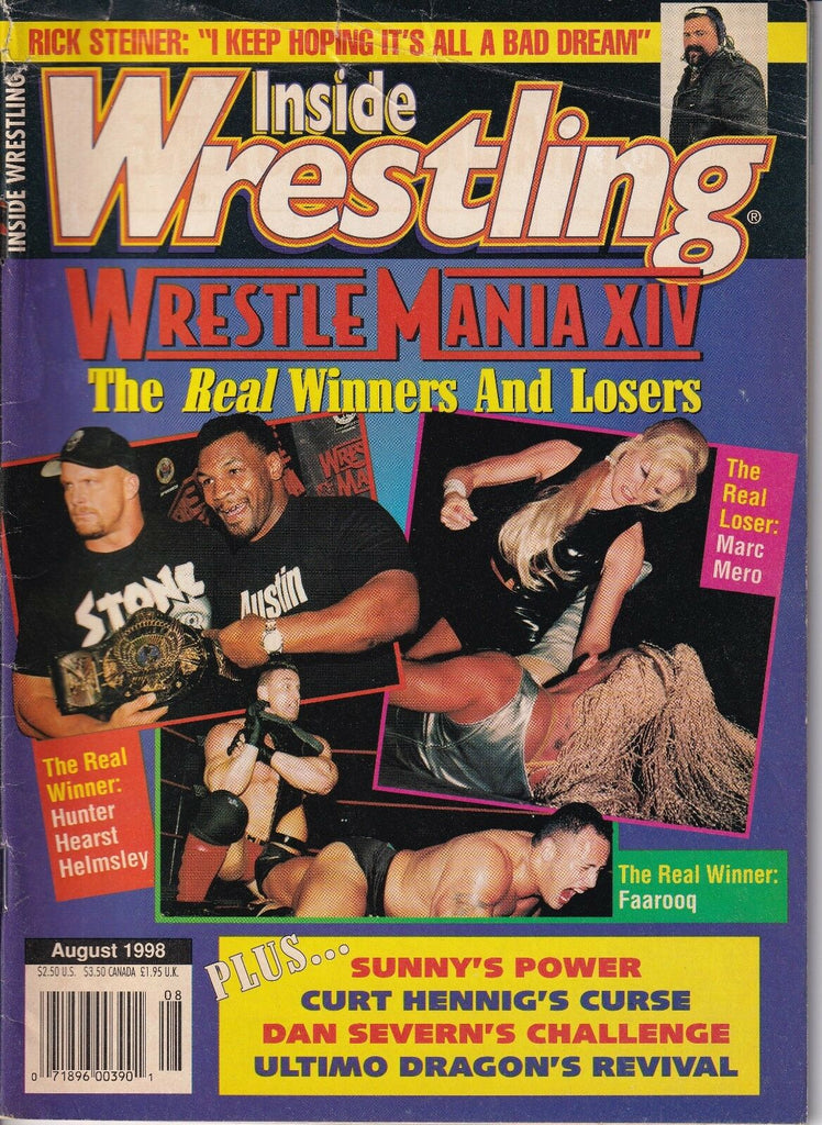 Inside Wrestling Magazine WrestleMania XIV August 1998 012919nonr