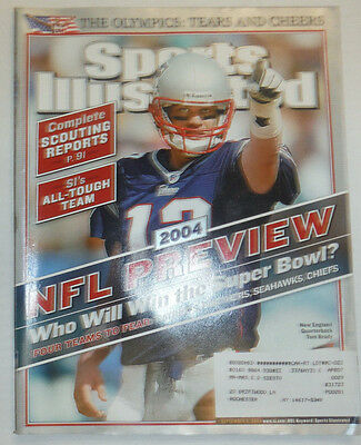 Sports Illustrated Magazine Patriots Tom Brady September 2004 020915R2