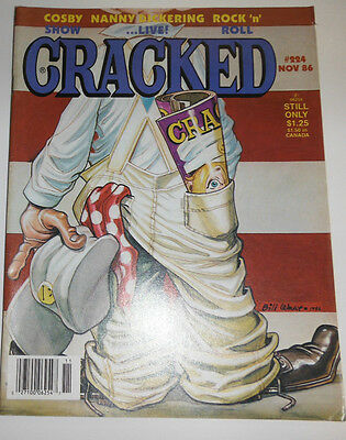 Cracked Magazine Cosby Show & Nanny Dickering November 1986 082314R