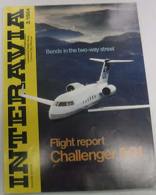 Interavia Magazine Challenger 601 March 1984 FAL 081915R2