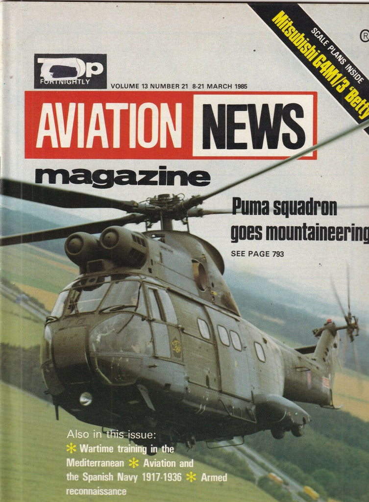 Aviation News Mag Puma Squadron Goes Mountaineering March 1985 092319nonr