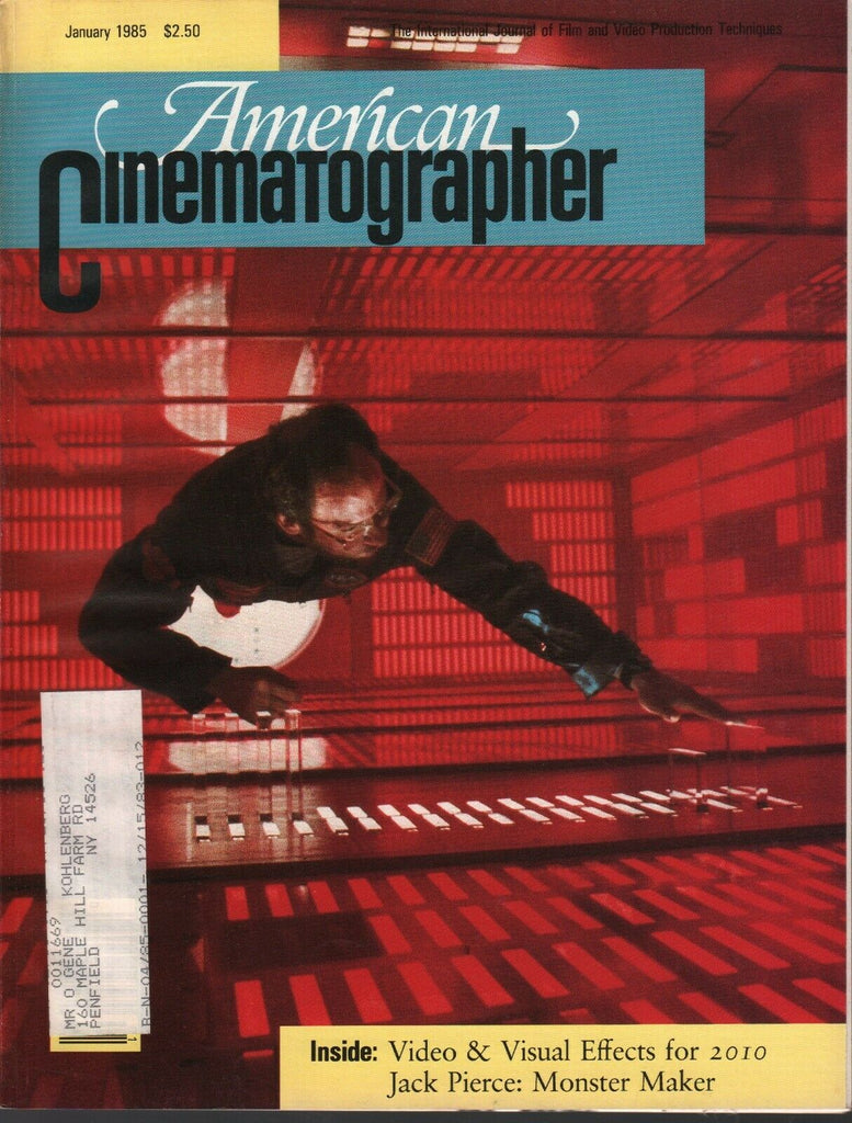 American Cinematographer January 1985 Jack Pierce Monster Maker 010420AME