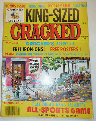 King Sized Cracked Magazine Around The World In One Week Summer 1982 032515R
