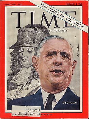 Time Magazine February 8 1963 De Gaulle w/ML VG 090816DBE
