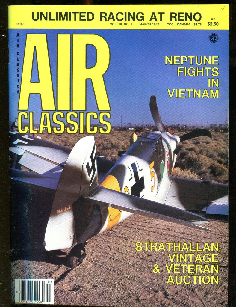 Air Classics Magazine March 1982 Neptune Fights EX No ML 122916jhe