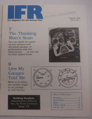 IFR Pilot Magazine The Thinking Man's Scan January 1990 FAL 061815R