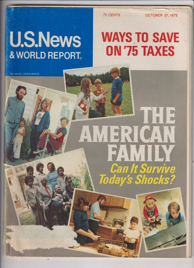 U.S. News Mag The American Family Surviving October 27, 1975 112019nonr