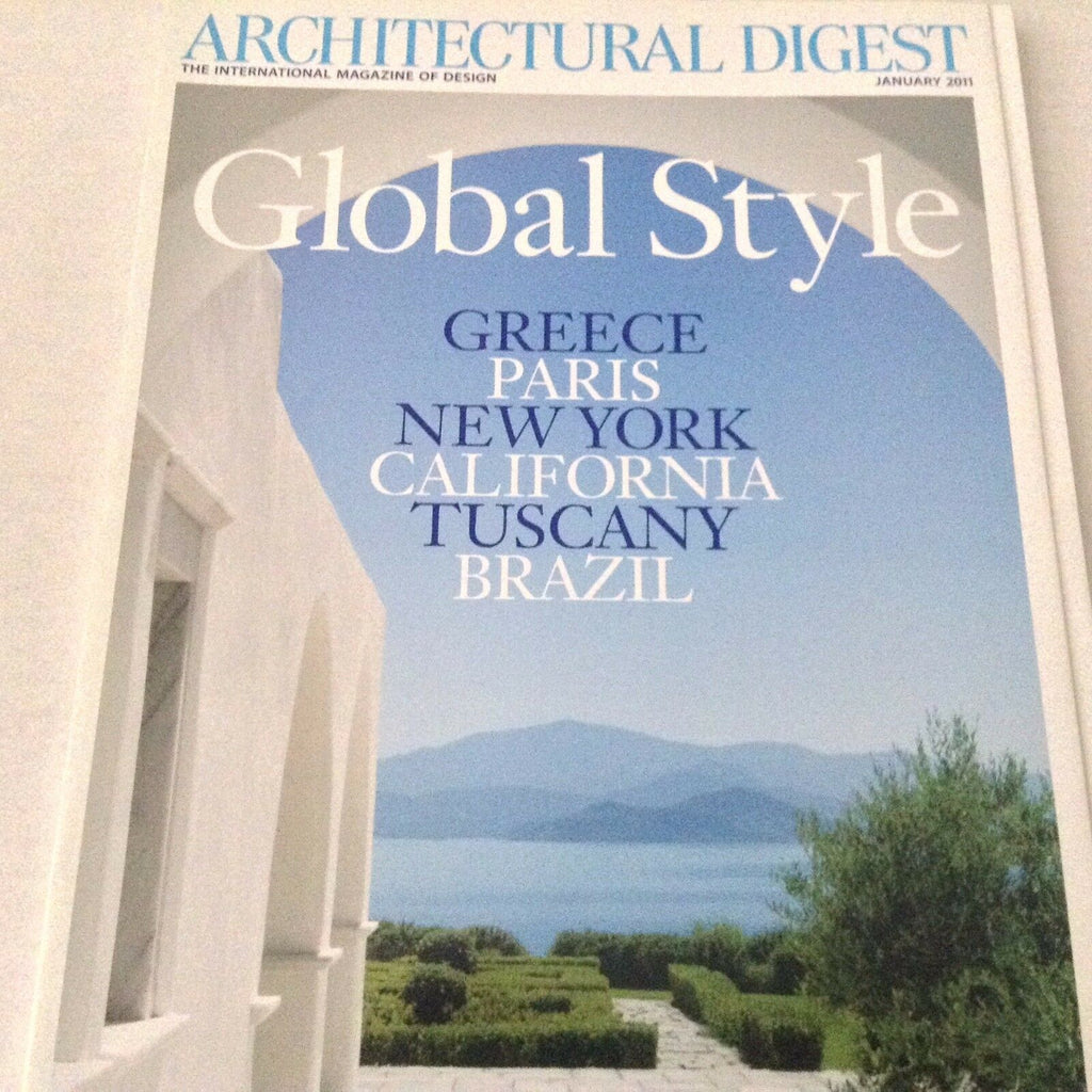 Architectural Digest Magazine Global Style In Paris January 2011 071117nonrh