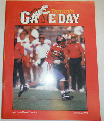 Terrapin Game Day Magazine Maryland Meets Penn State October 1993 011315R2